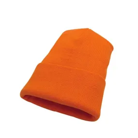 Acrylic Knit Winter Toque  AC1010 - Orange