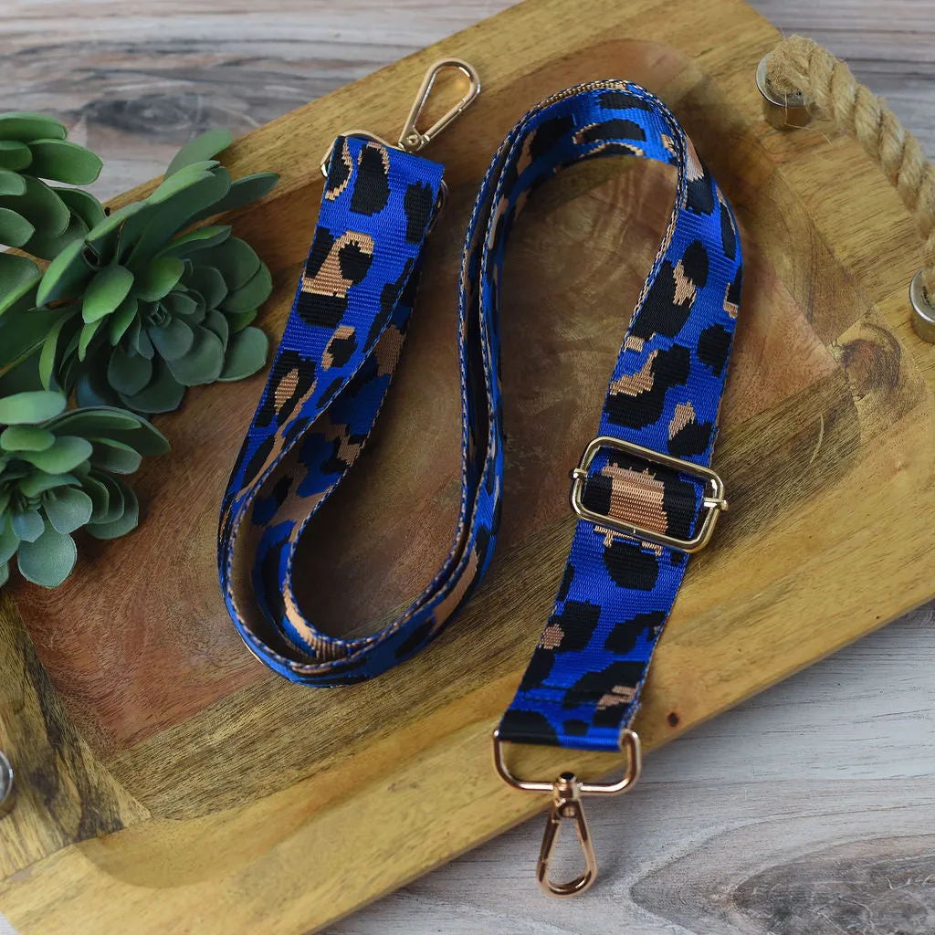 Adjustable Bag Strap 1.5 inch Leopard Pattern