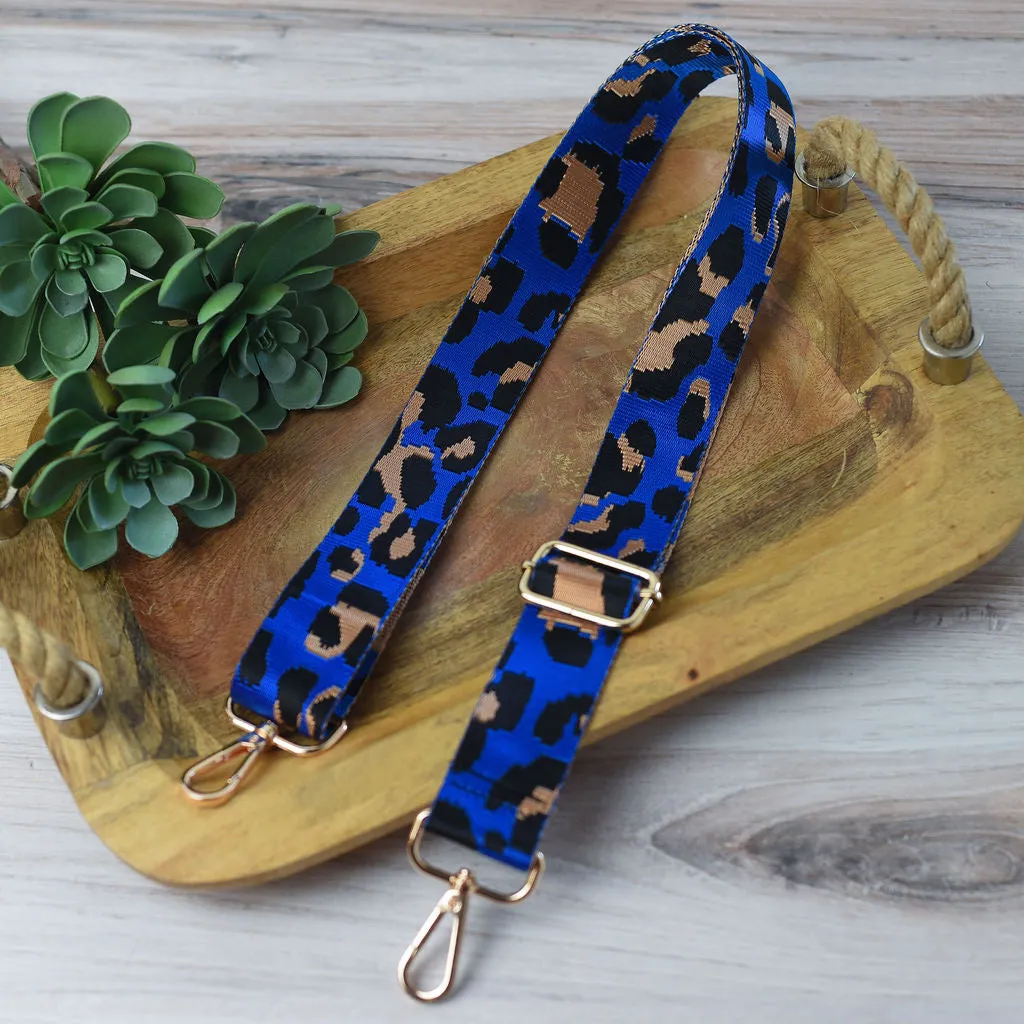 Adjustable Bag Strap 1.5 inch Leopard Pattern