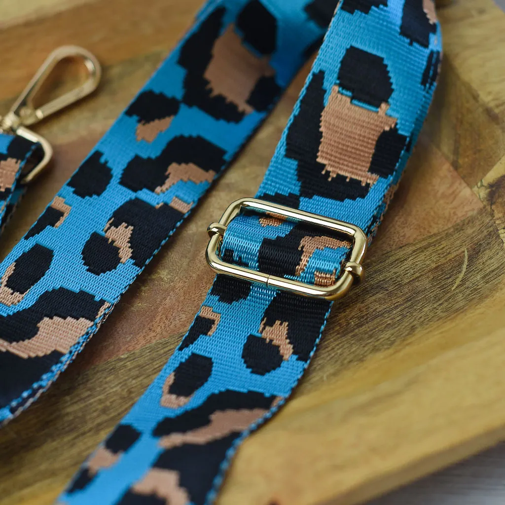 Adjustable Bag Strap 1.5 inch Leopard Pattern