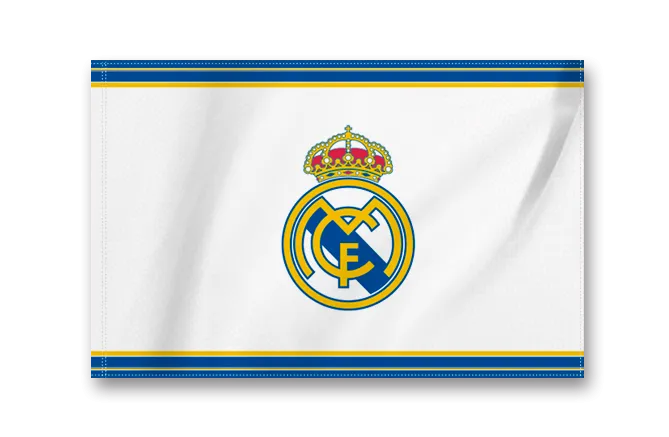 Bandera Pequeña  Escudo Real Madrid