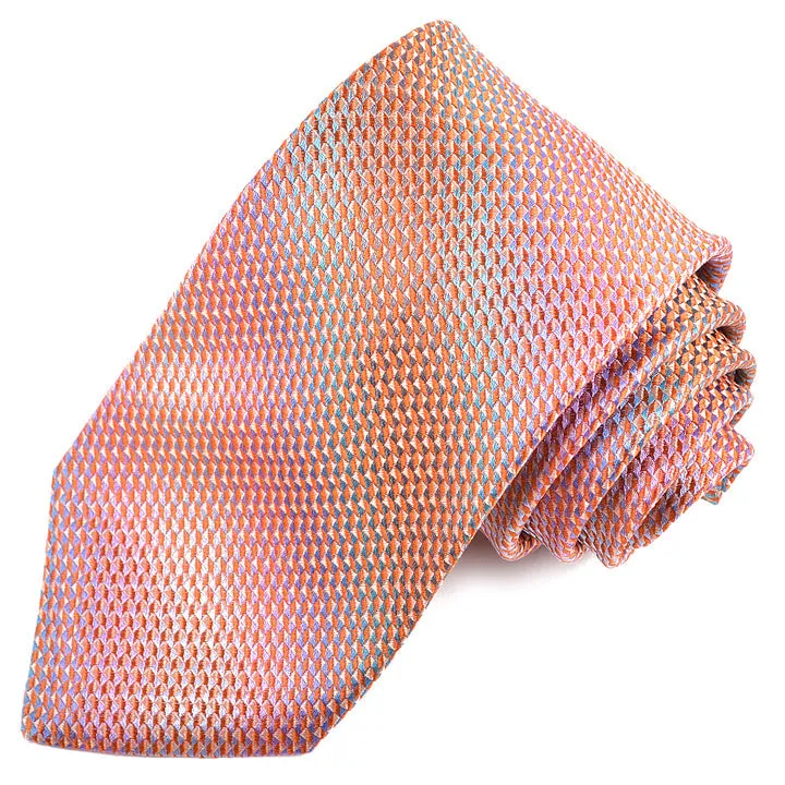 Christian Paul by Sidonio's Silk Woven Jacquard Small Micro Check Neck Tie Z13319