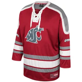 Colosseum Mens Crimson WSU Hockey Jersey