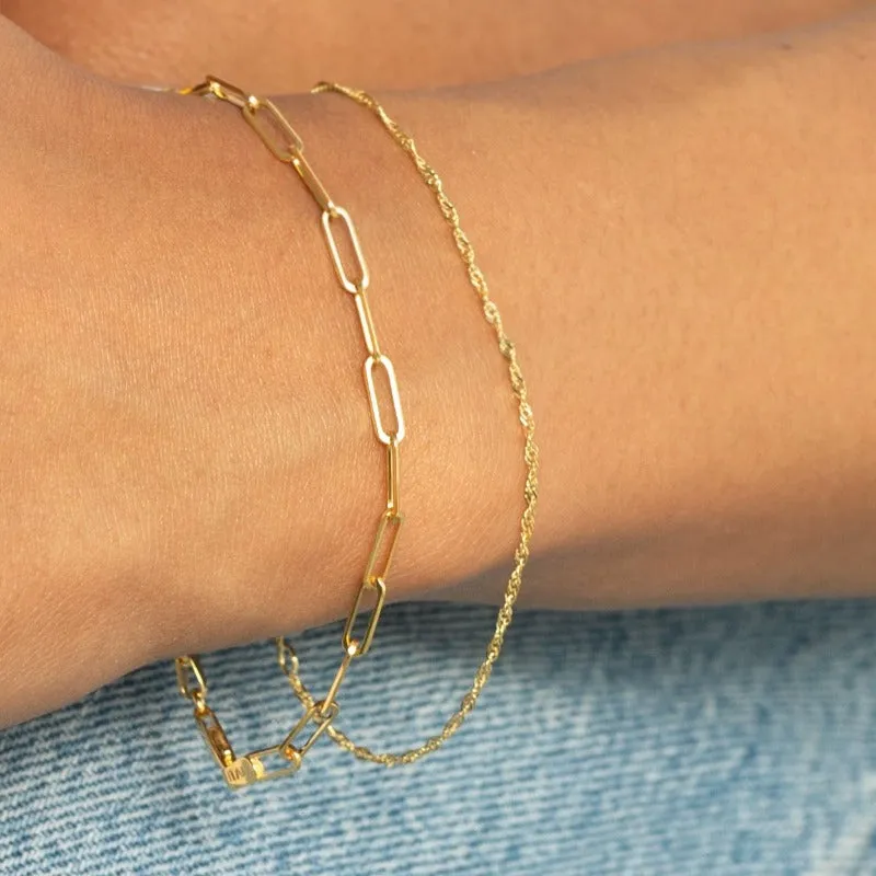 Dainty Singapore Chain Bracelet