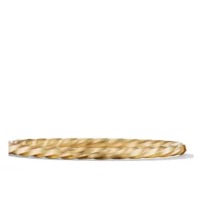 David Yurman Cable Edge Bracelet in Recycled 18K Yellow Gold