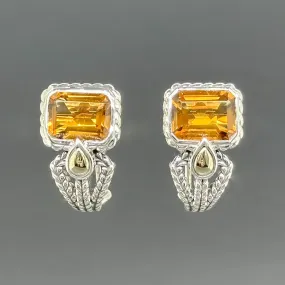 Estate Jai SS 14 Citrine Earrings