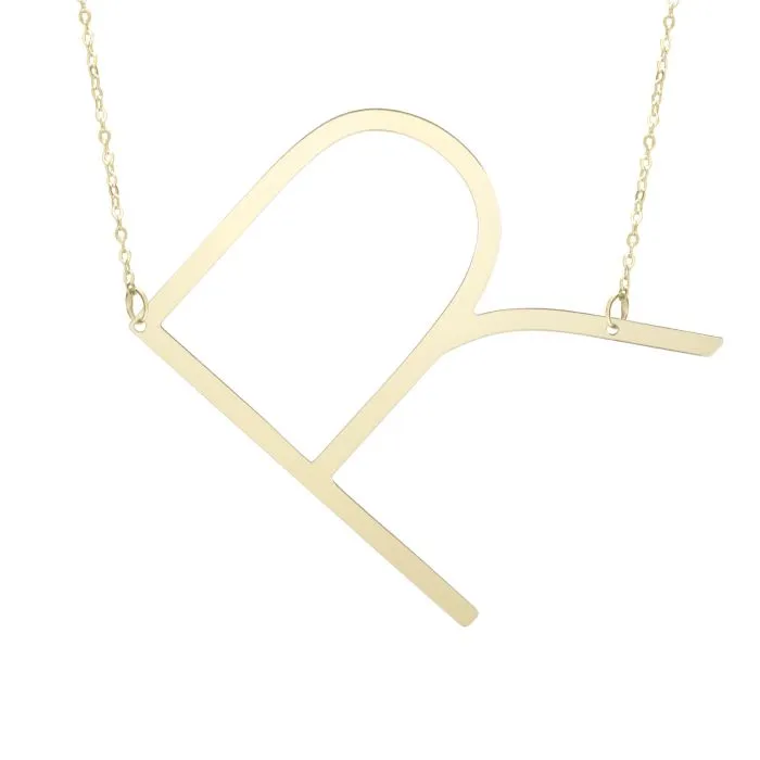 Extra Large Initial Necklace