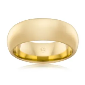 Full Dome 8mm - 9ct Yellow Gold