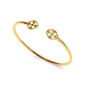 Gracewear Shield Bangle -(gold or silver)