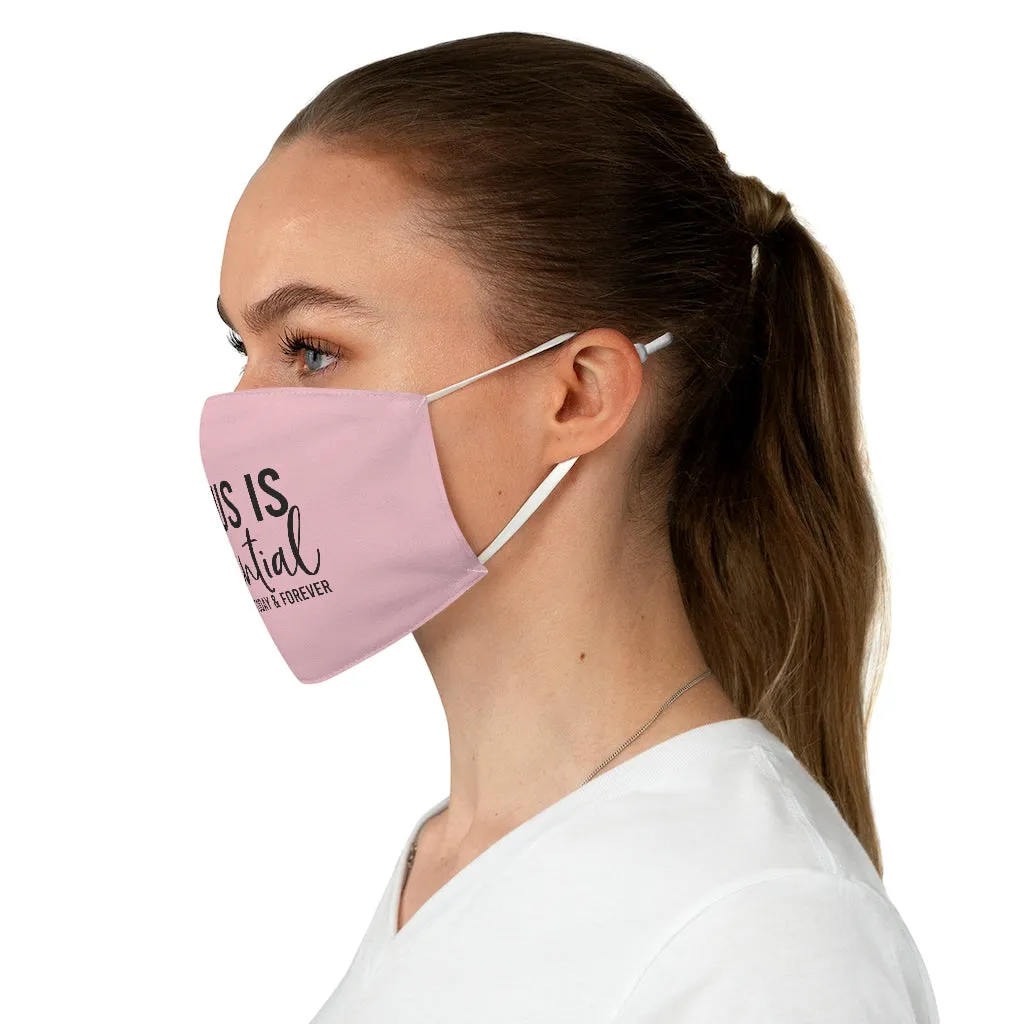 Jesus is Essential Face Mask - Pink