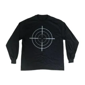 Kanye West Bullseye DONDA Chicago Listening Event L/S T-shirt Black