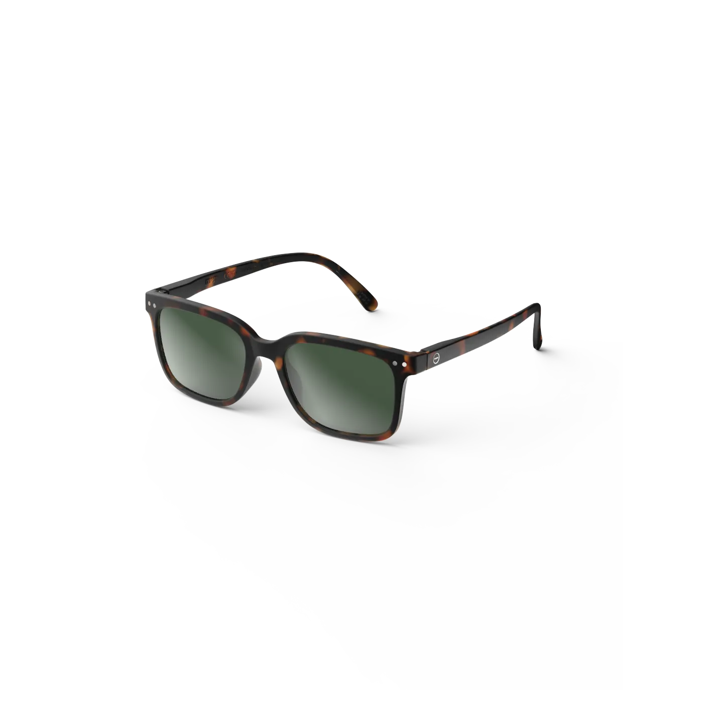 #L Sun Glasses - Tortoise green lense