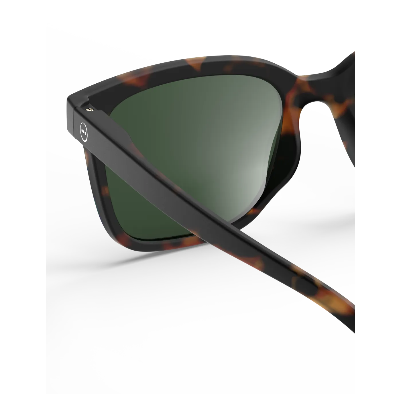 #L Sun Glasses - Tortoise green lense