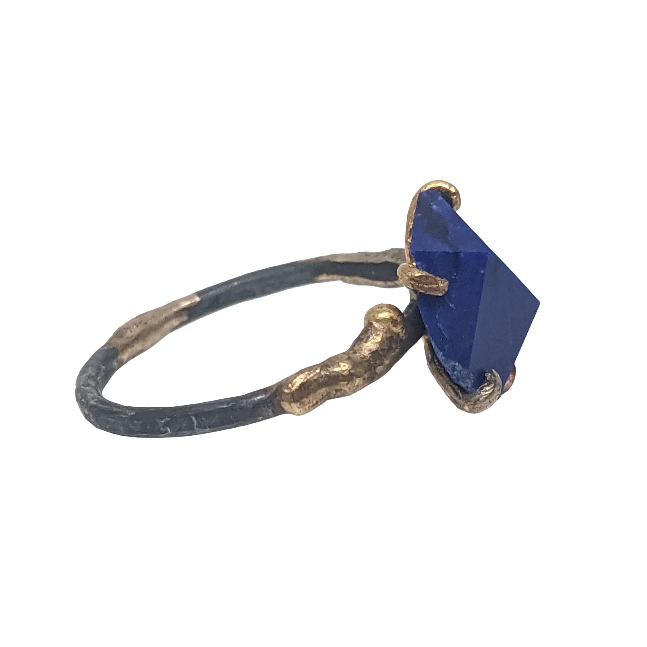 Lapis Medium Stone Ring by Variance Objects