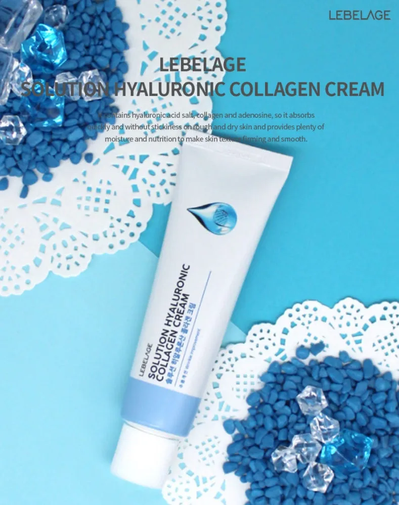 LEBELAGE Solution Hyaluronic Collagen Cream 50ml Skincare Moisture Blemish