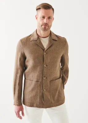 LINEN SHIRT JACKET