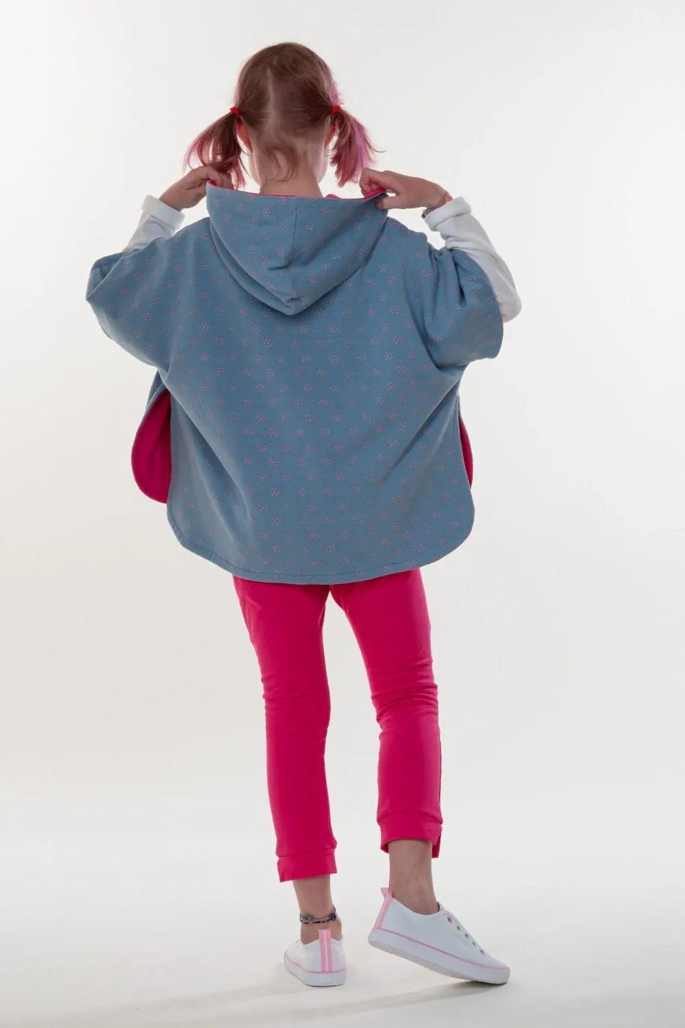 Mädchen Poncho Schnittmuster pdf PAULA von Patternforkids