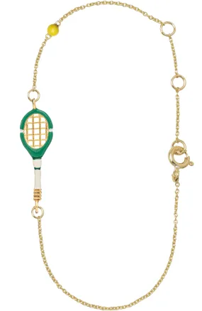 TENNIS PELOTA PISTACHIO GREEN BRACELET