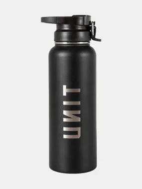 Unit Stainless Steel 1100ml Reusable Bottle - Black