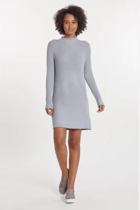 Venice Mock Dress - Light Grey