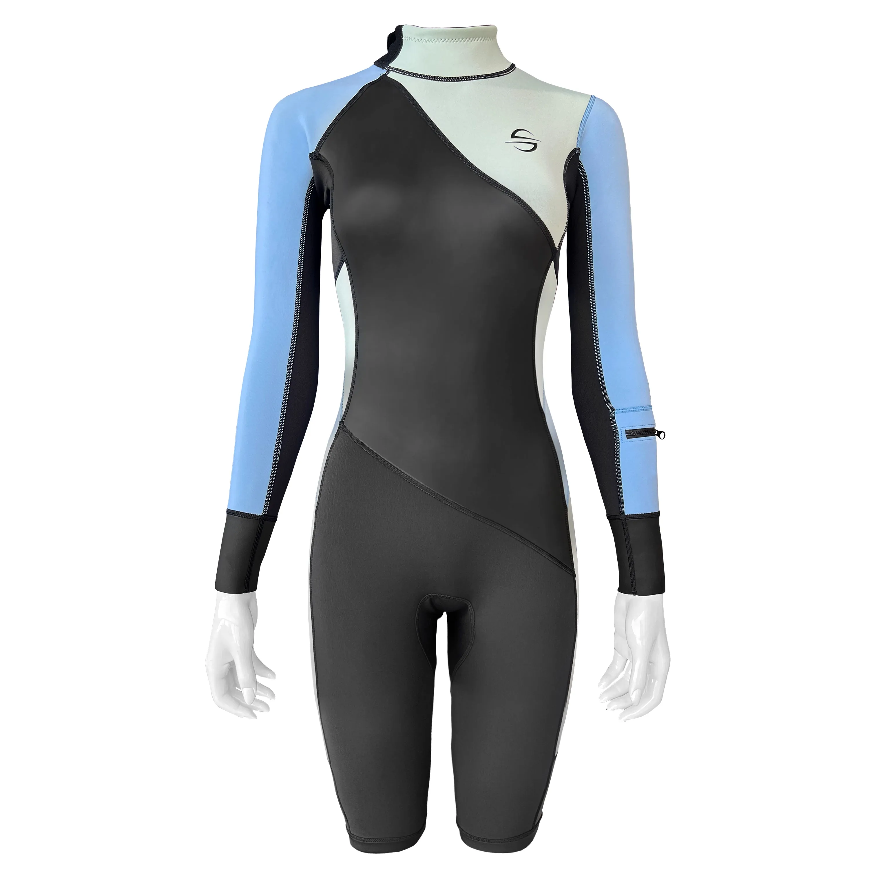 Women's Limestone Neoprene Wetsuit Springsuit 3/2mm | Blue