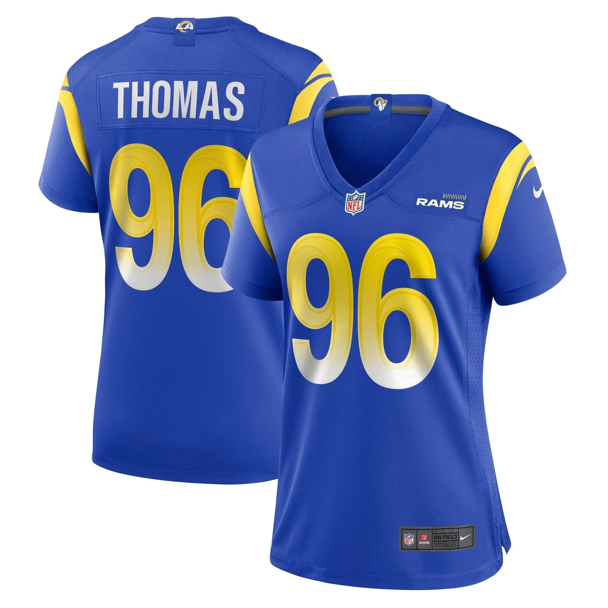 Women's Nike Keir Thomas Royal Los Angeles Rams Game Player Jersey