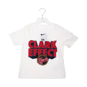 Youth 4-7 Indiana Fever The Clark Effect T-Shirt in White by Nike